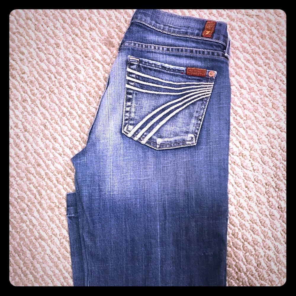 7 for All Mankind Dojo cropped jeans.